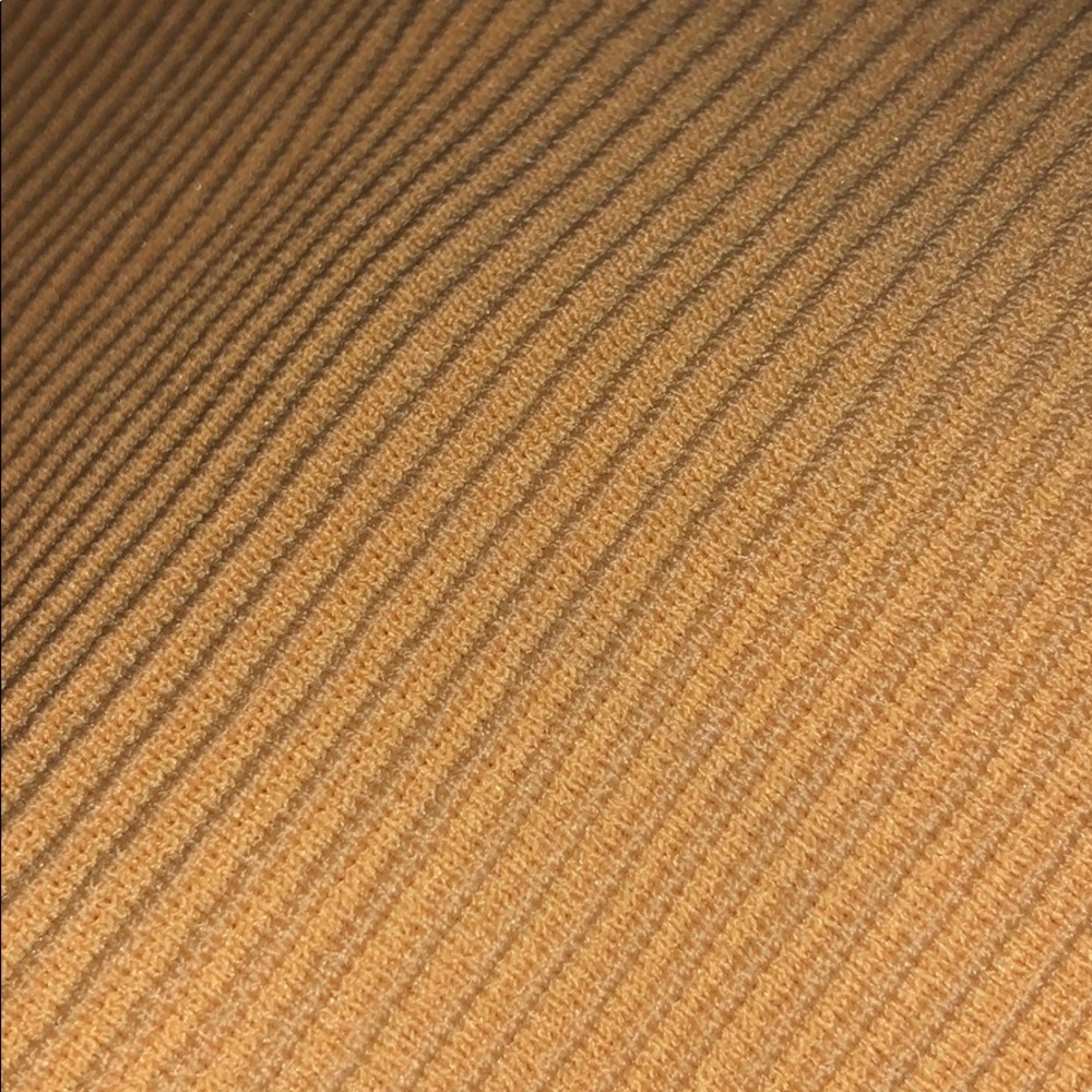 golden ribbed tube top - Picture 3 of 3